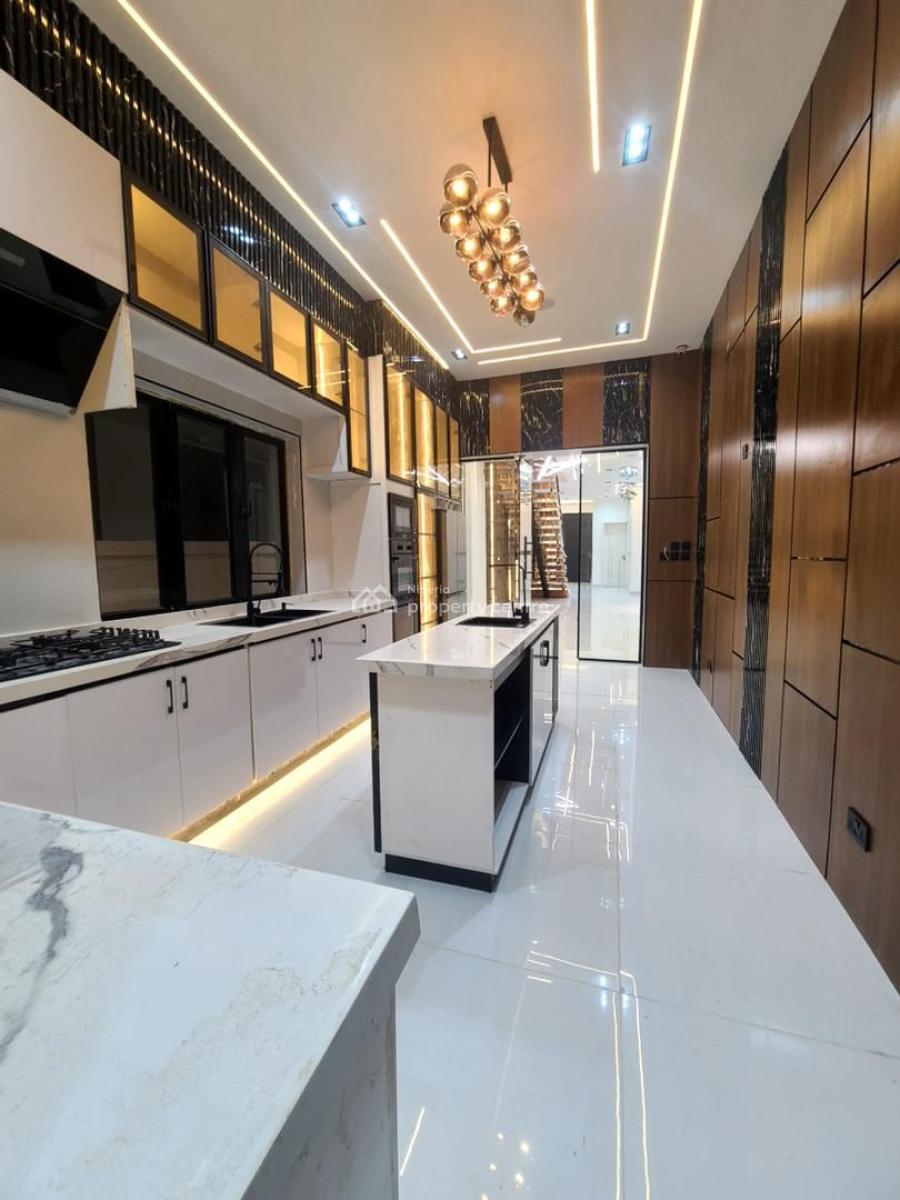 --- Luxury 5 Bedroom Fully Detached Smart Home with Bq & Priva, Ikota Lekki Lagos, Ikota, Lekki, Lagos, Detached Duplex for Sale