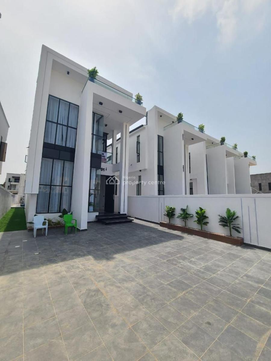 --- Luxury 5 Bedroom Fully Detached Smart Home with Bq & Priva, Ikota Lekki Lagos, Ikota, Lekki, Lagos, Detached Duplex for Sale