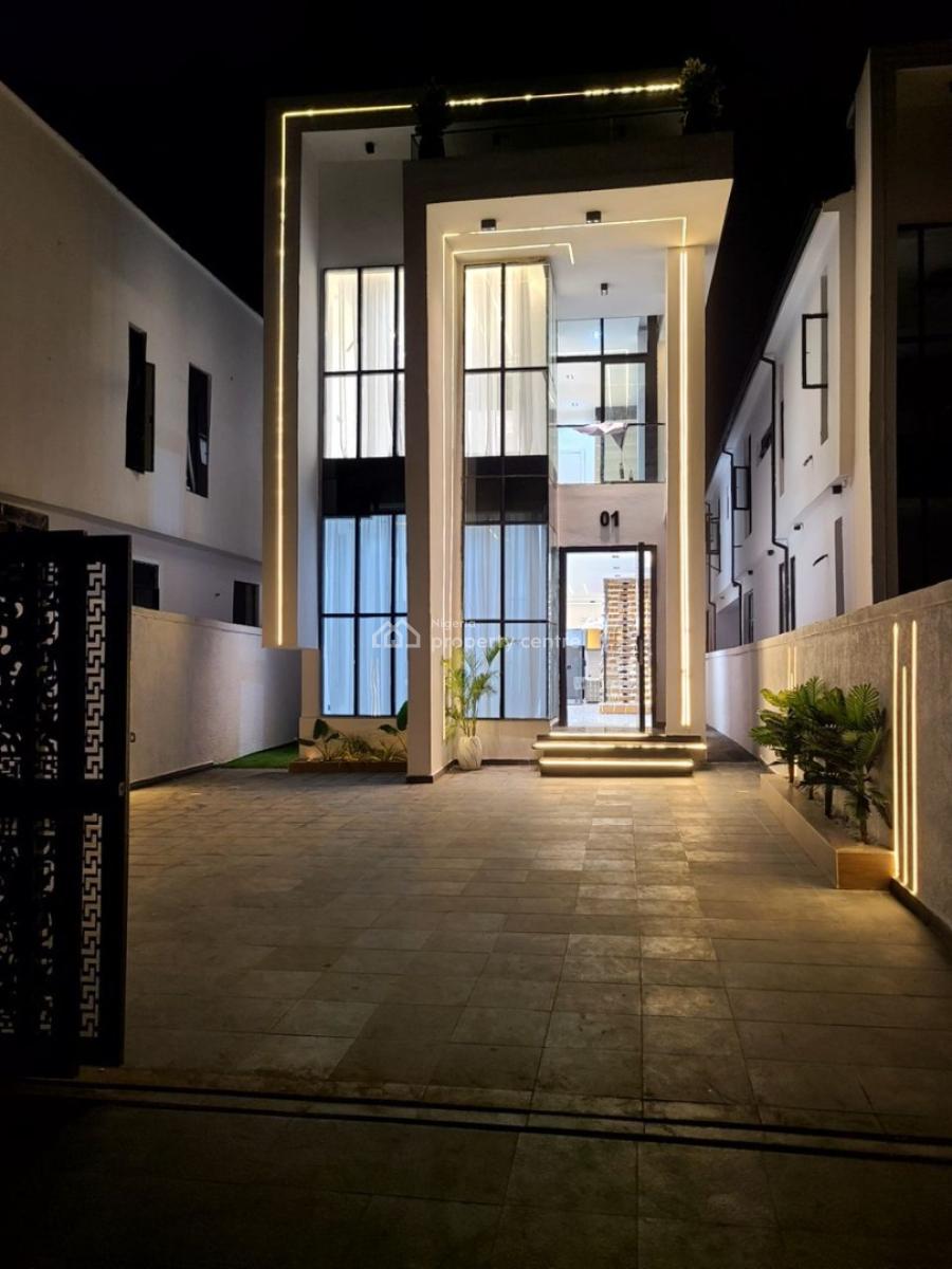 --- Luxury 5 Bedroom Fully Detached Smart Home with Bq & Priva, Ikota Lekki Lagos, Ikota, Lekki, Lagos, Detached Duplex for Sale