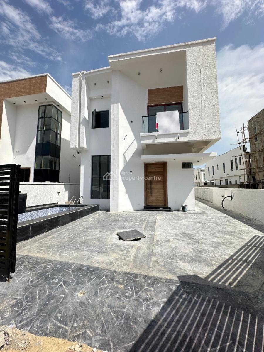 Well-built Spacious Luxury 4 Bedroom Fully Detached Duplex with Bq, Chevron, Lekki, Lagos, Detached Duplex for Sale