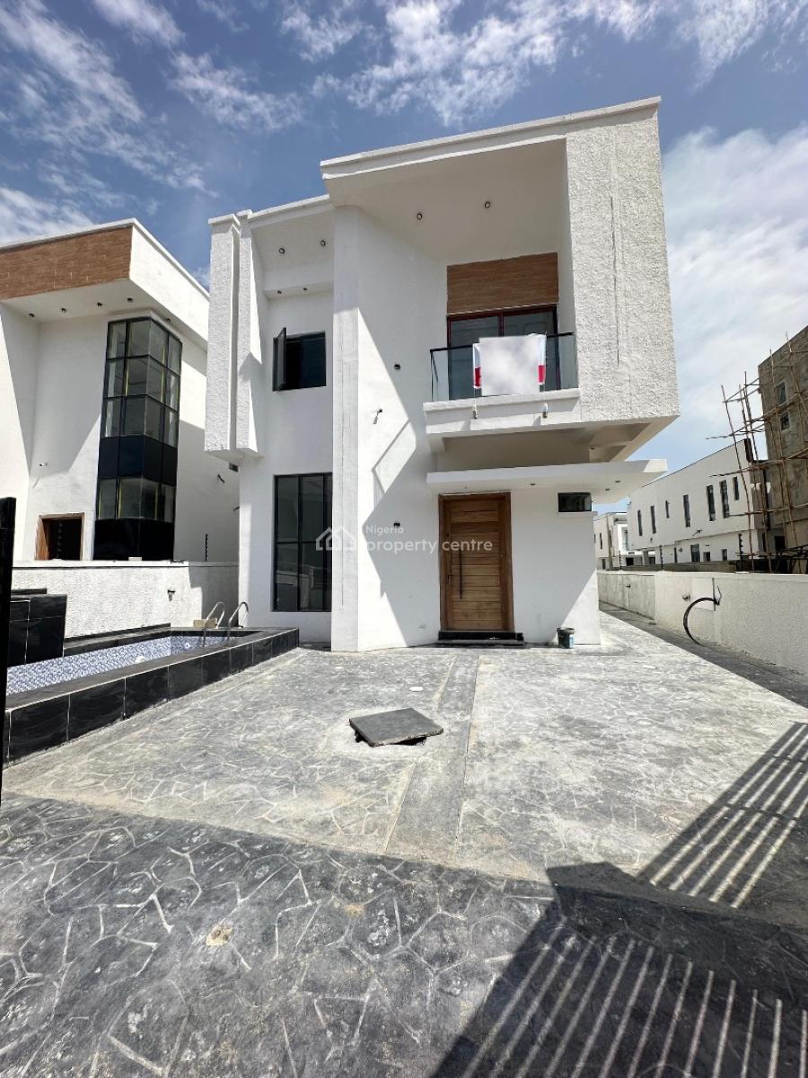 Well-built Spacious Luxury 4 Bedroom Fully Detached Duplex with Bq, Chevron, Lekki, Lagos, Detached Duplex for Sale