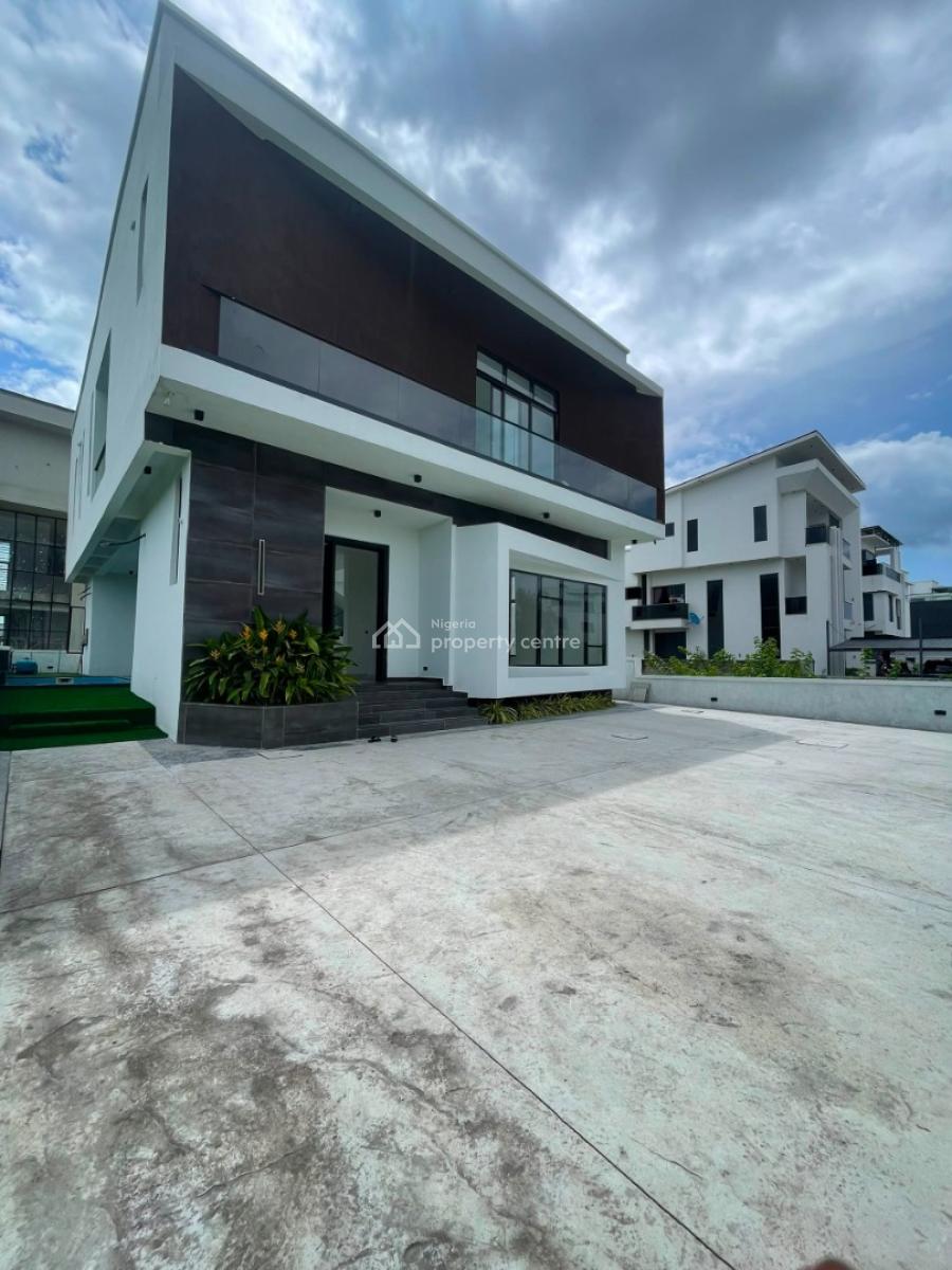 Well Crafted 5 Bedroom Fully Detached Duplex with Bq and Pool, Ikota, Lekki, Lagos, Detached Duplex for Sale