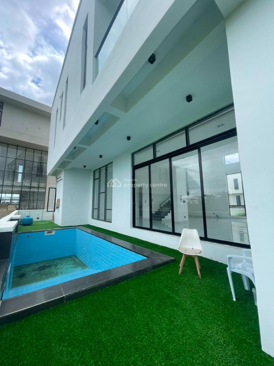Well Crafted 5 Bedroom Fully Detached Duplex with Bq and Pool, Ikota, Lekki, Lagos, Detached Duplex for Sale