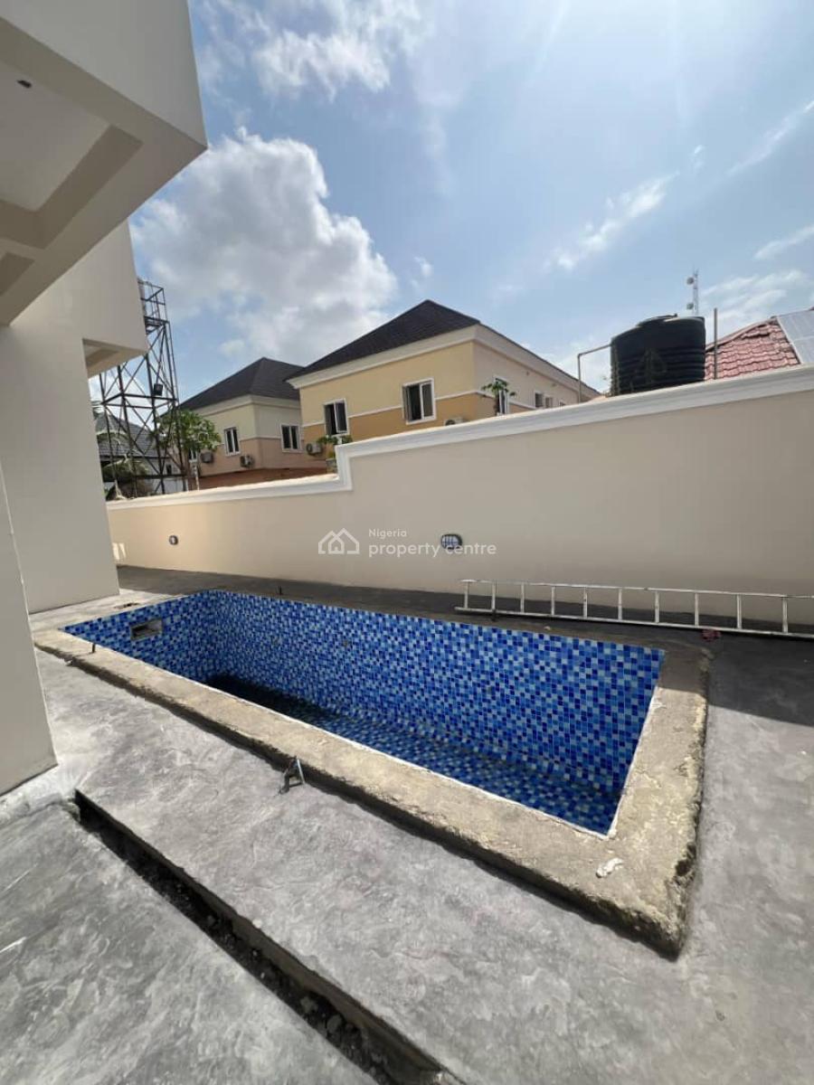 Newly Built 6 Bedrooms Fully Detached Duplex, Swimming Pool Etc., Off Durosinmi Etti Road, Lekki Phase 1, Lekki, Lagos, Detached Duplex for Sale