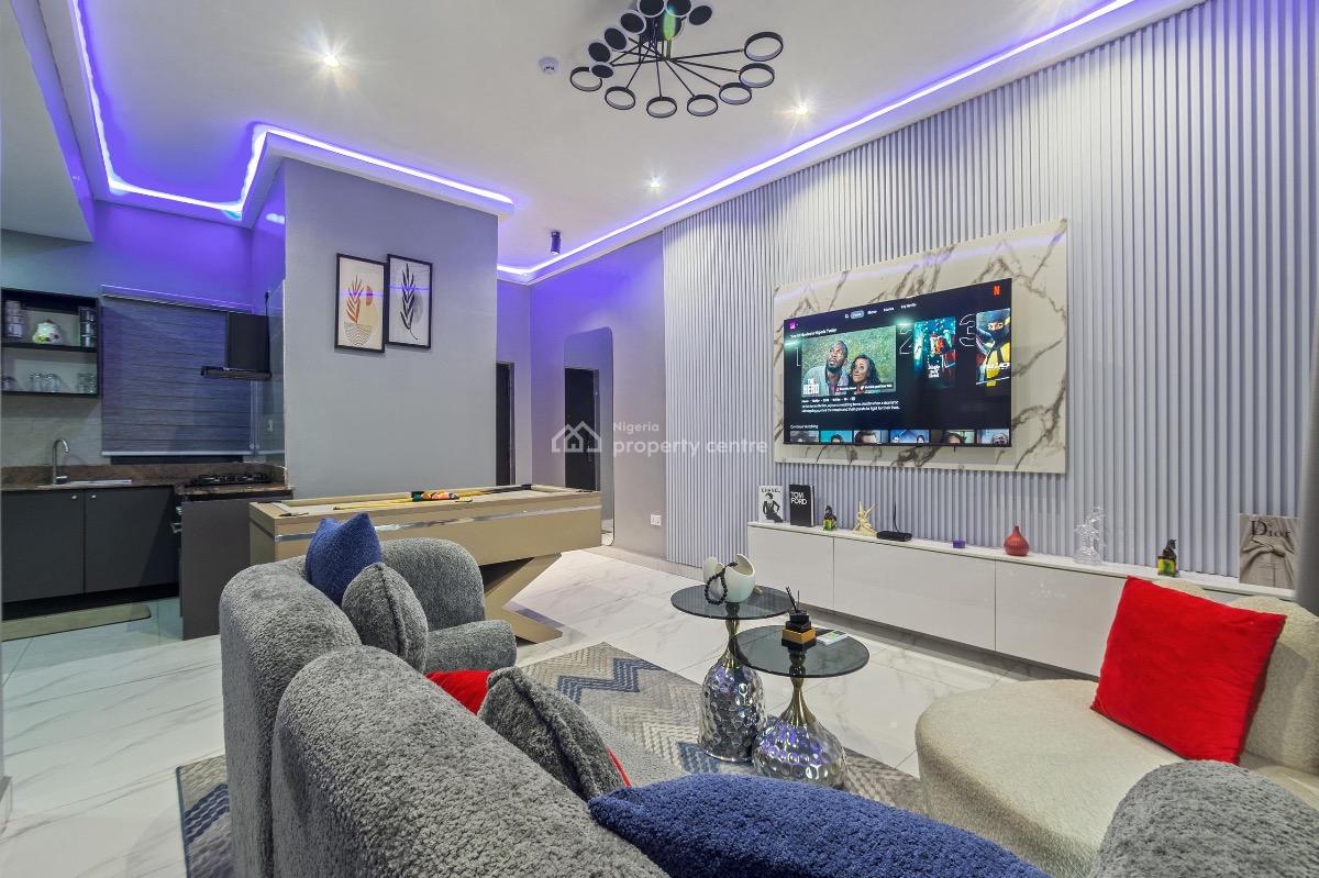 Serene 2 Bedroom Maisonette with Ps5, Pool and Gym, Lekki Phase 1, Lekki, Lagos, Flat / Apartment Short Let