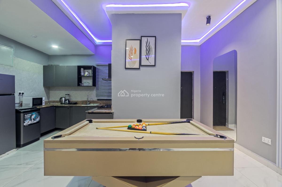 Serene 2 Bedroom Maisonette with Ps5, Pool and Gym, Lekki Phase 1, Lekki, Lagos, Flat / Apartment Short Let