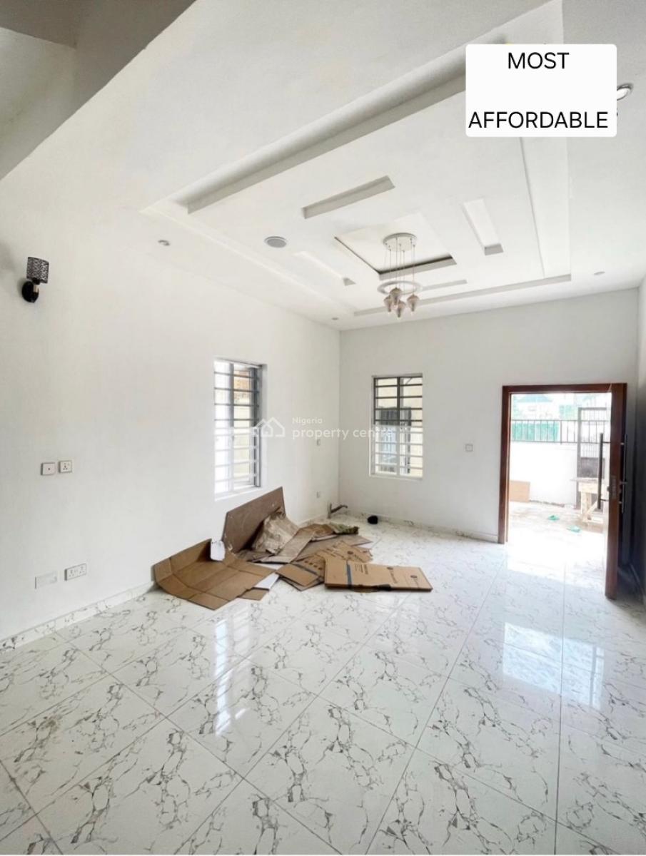New Spacious   4bed Semidetached with Bq in a Secure Estate Flood Free, Chevron Toll Gate, Lekki, Lagos, Semi-detached Duplex for Sale