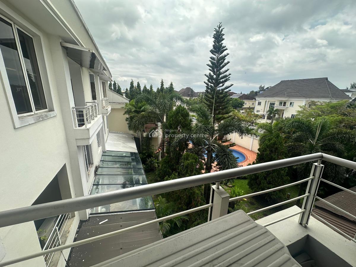4 Bedroom Terrace with an Attic Room, an Atrium, a Study, an Ante Room, Dew of Hermon, Banana Island, Ikoyi, Lagos, House for Rent