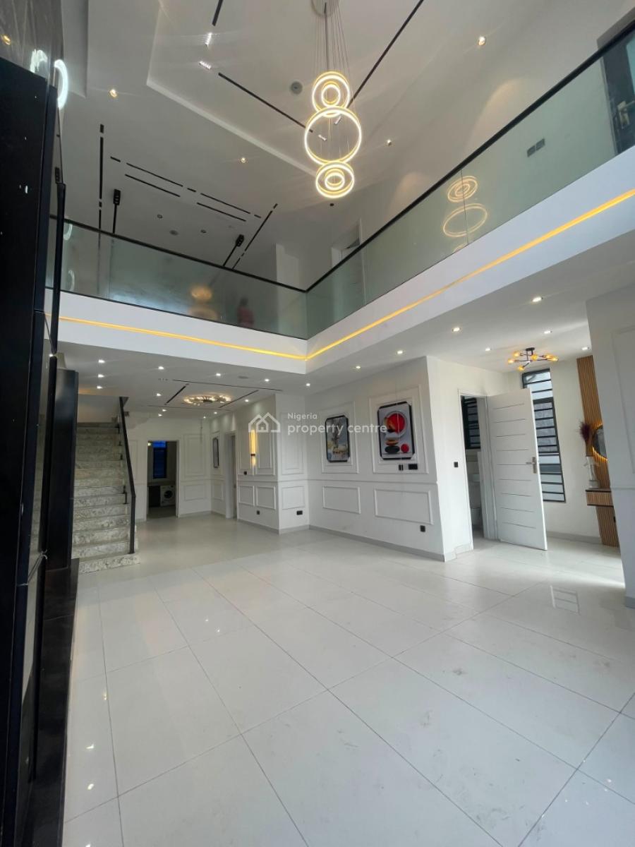 Exquisite Spacious 5 Bedroom Fully Detached Duplex with Bq,cinema,roof, Ikota, Lekki, Lagos, Detached Duplex for Sale