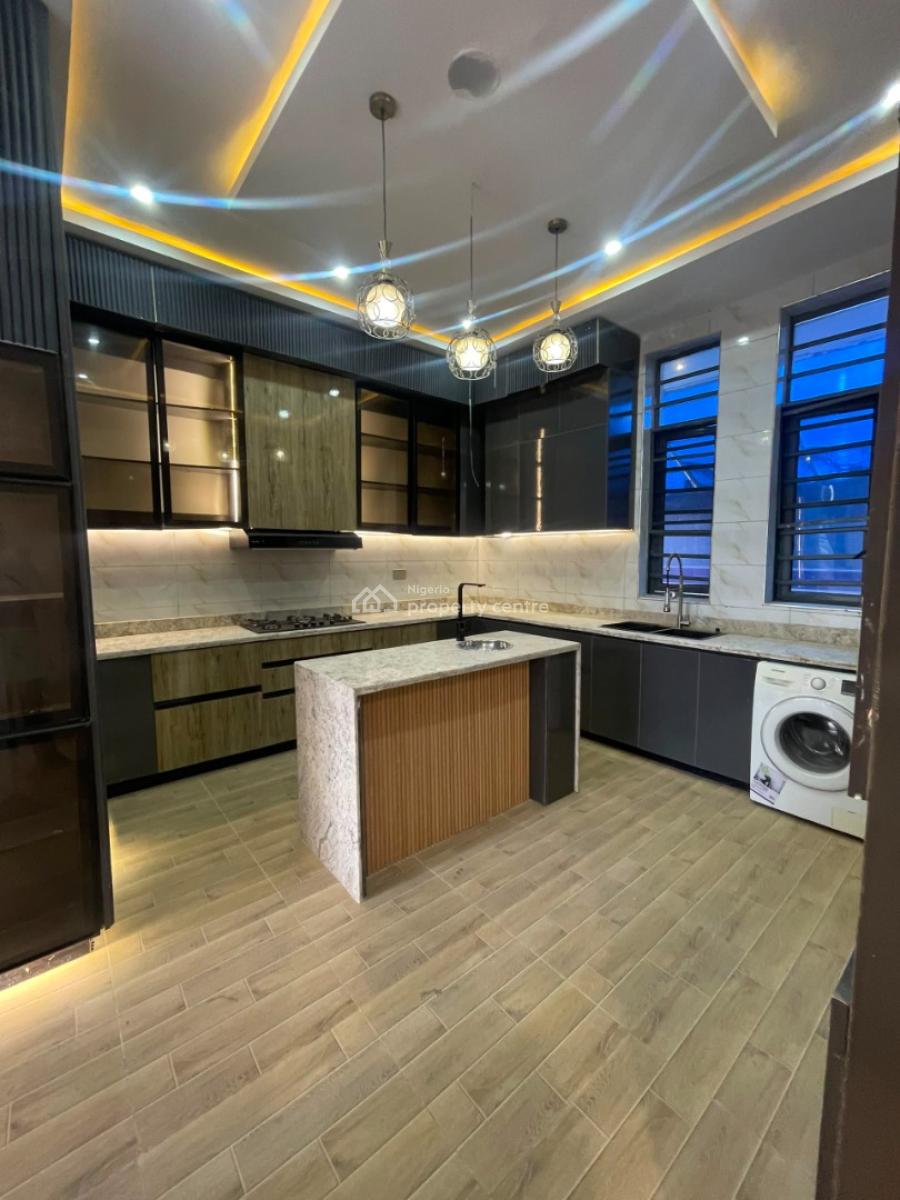 Exquisite Spacious 5 Bedroom Fully Detached Duplex with Bq,cinema,roof, Ikota, Lekki, Lagos, Detached Duplex for Sale