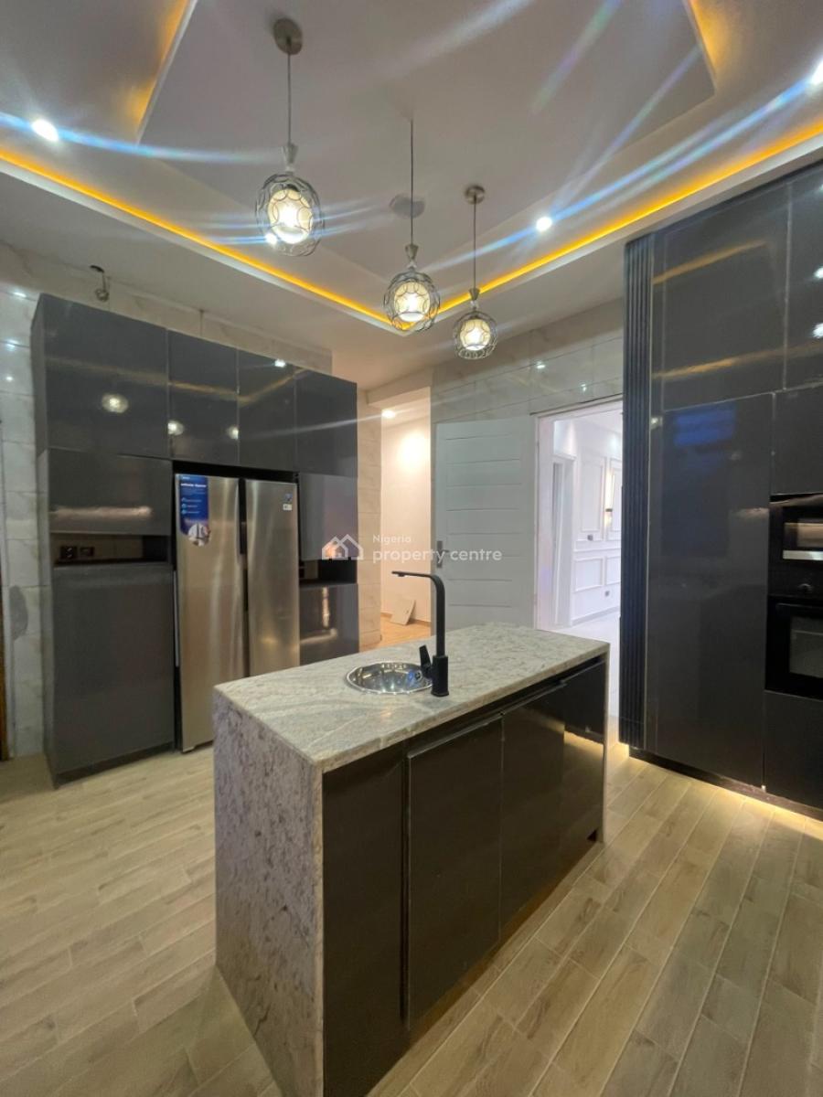 Exquisite Spacious 5 Bedroom Fully Detached Duplex with Bq,cinema,roof, Ikota, Lekki, Lagos, Detached Duplex for Sale