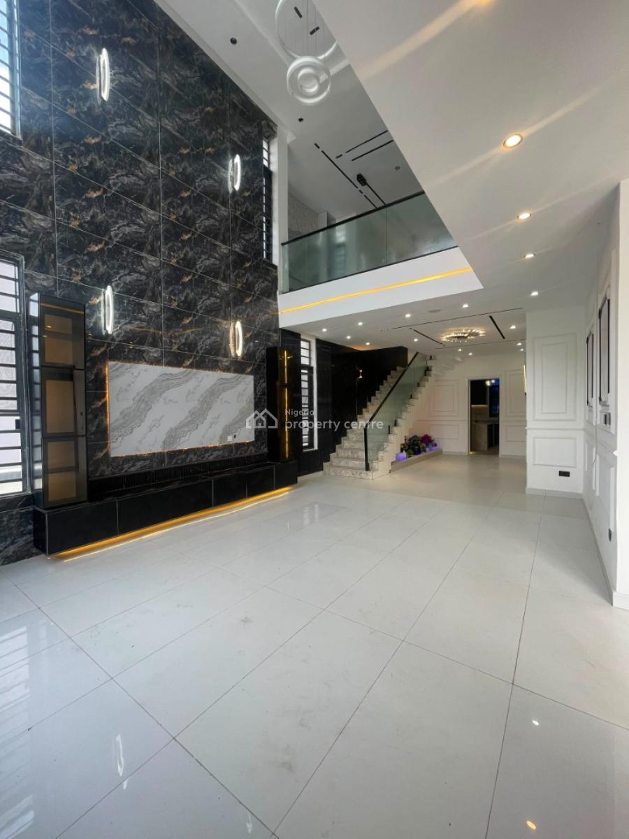 Exquisite Spacious 5 Bedroom Fully Detached Duplex with Bq,cinema,roof, Ikota, Lekki, Lagos, Detached Duplex for Sale