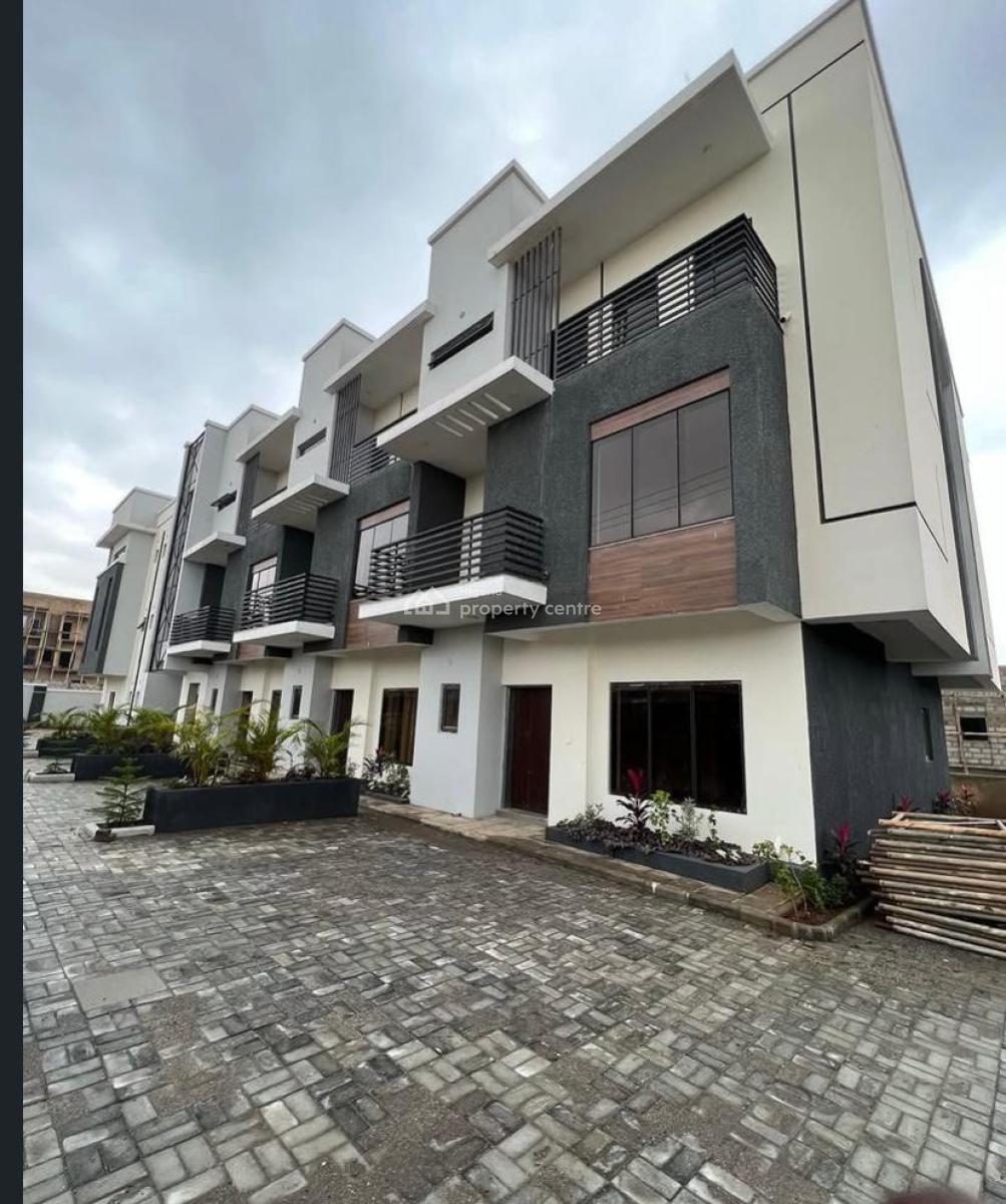 Luxury Cornerpiece 4-bedroom Terrace Duplex with Bq (semi-finished), Life Camp, Abuja, Terraced Duplex for Sale