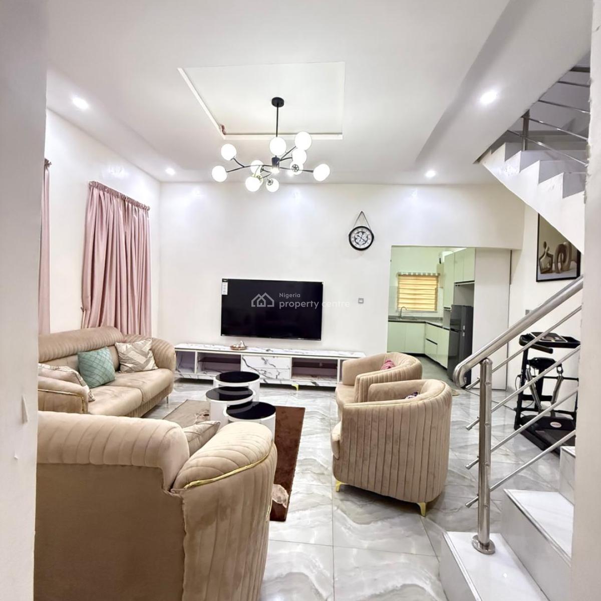 Luxury 4 Bedroom Duplex, Omole Estate, Omole Phase 1, Ikeja, Lagos, Semi-detached Duplex for Rent