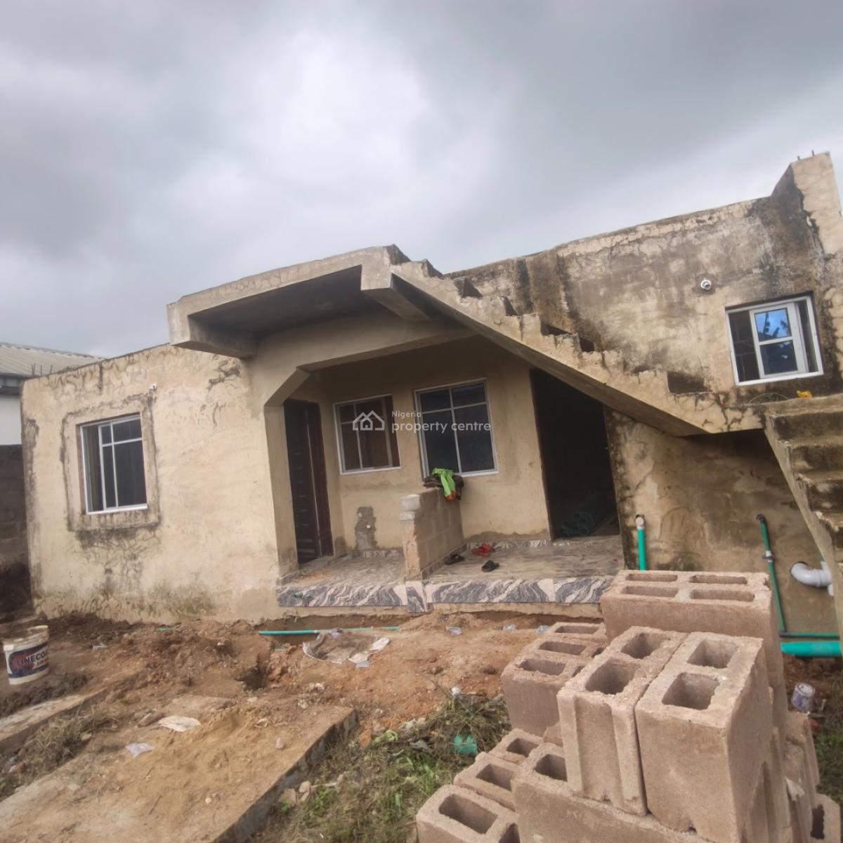 Spacious Mini Flat with Two Toilets & Dining Space, Short Drive From Magboro Bus Stop, Behind Nasfat, Asese, Ibafo, Ogun, Mini Flat (room and Parlour) for Rent