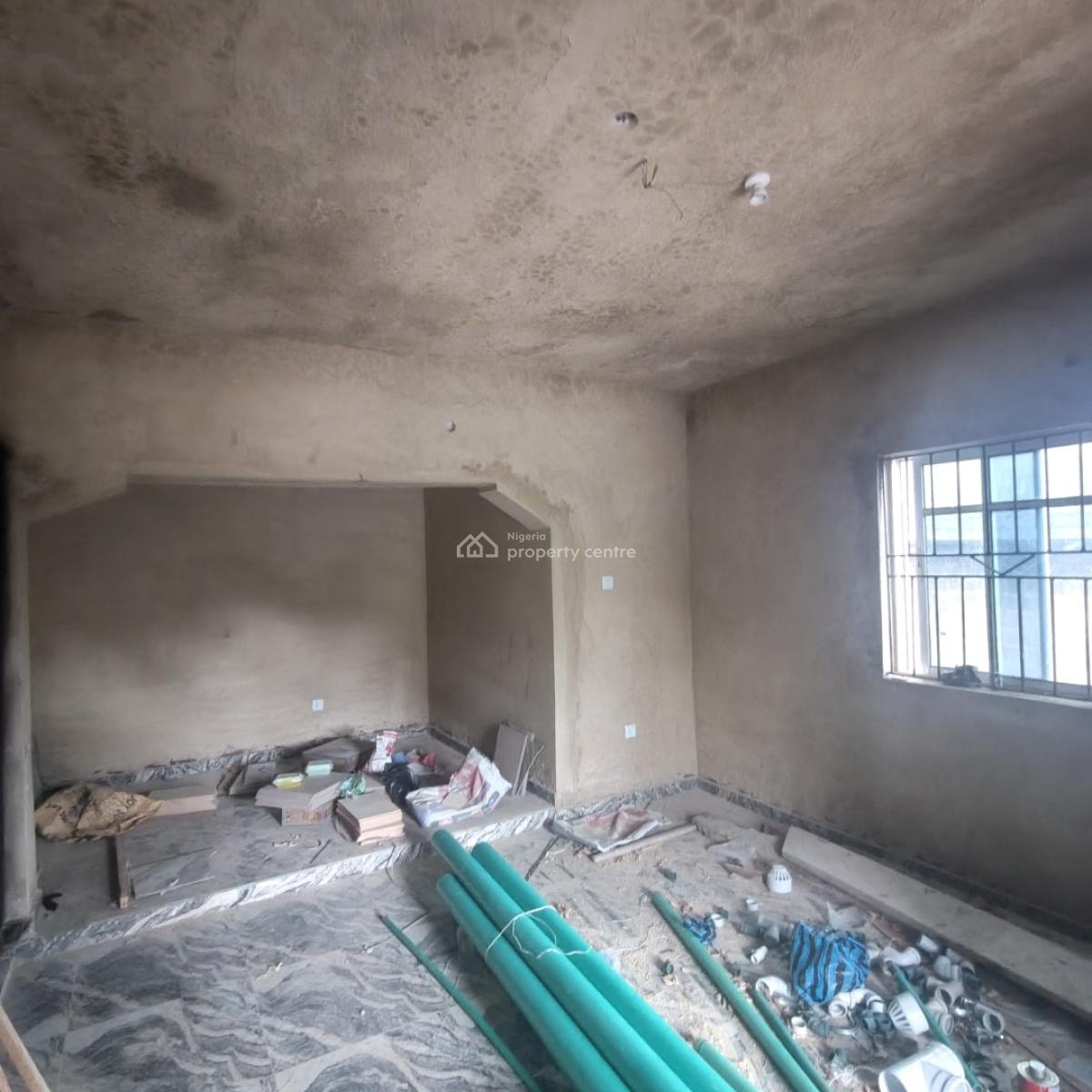 Spacious Mini Flat with Two Toilets & Dining Space, Short Drive From Magboro Bus Stop, Behind Nasfat, Asese, Ibafo, Ogun, Mini Flat (room and Parlour) for Rent