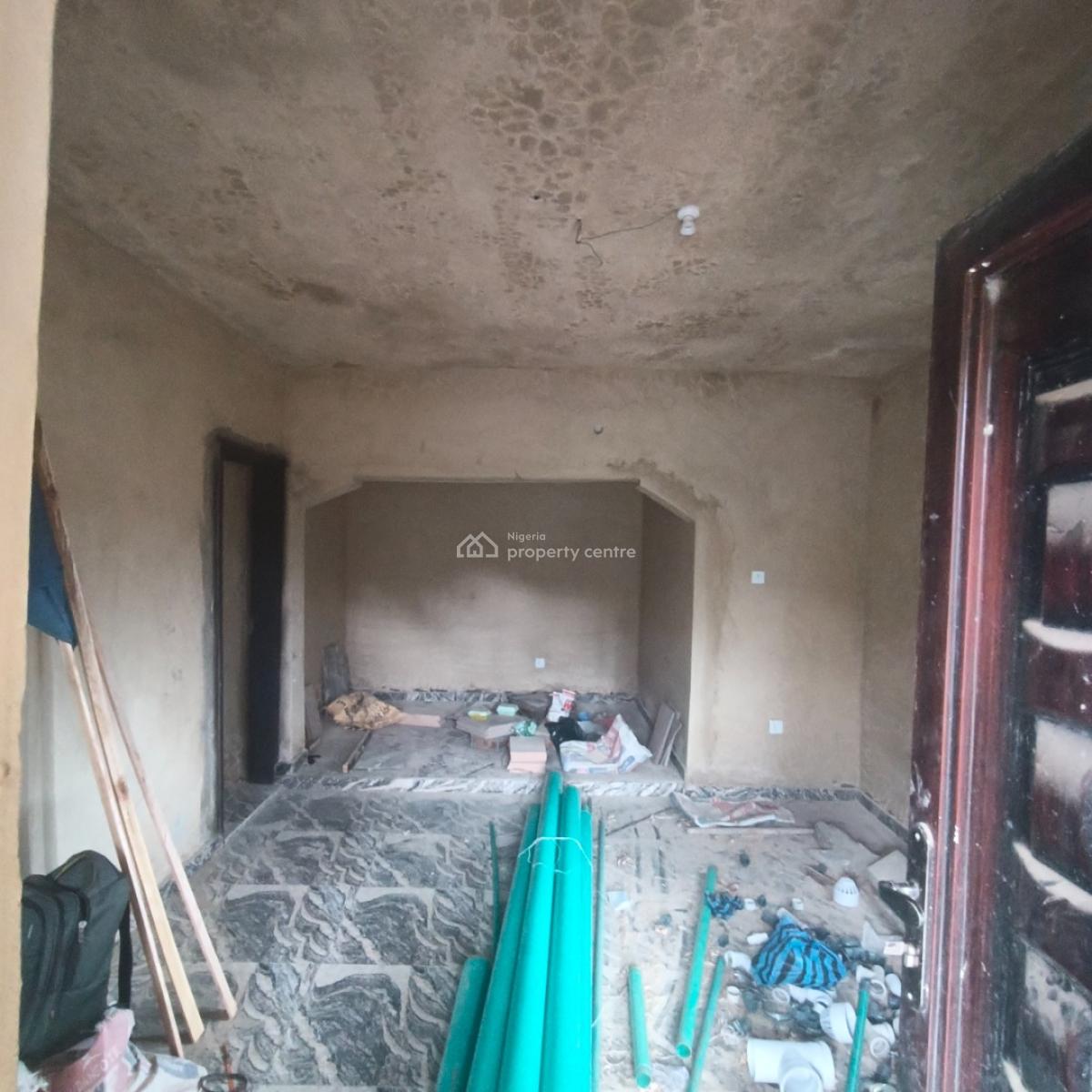 Spacious Mini Flat with Two Toilets & Dining Space, Short Drive From Magboro Bus Stop, Behind Nasfat, Asese, Ibafo, Ogun, Mini Flat (room and Parlour) for Rent