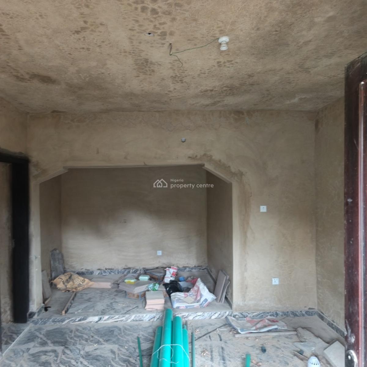Spacious Mini Flat with Two Toilets & Dining Space, Short Drive From Magboro Bus Stop, Behind Nasfat, Asese, Ibafo, Ogun, Mini Flat (room and Parlour) for Rent