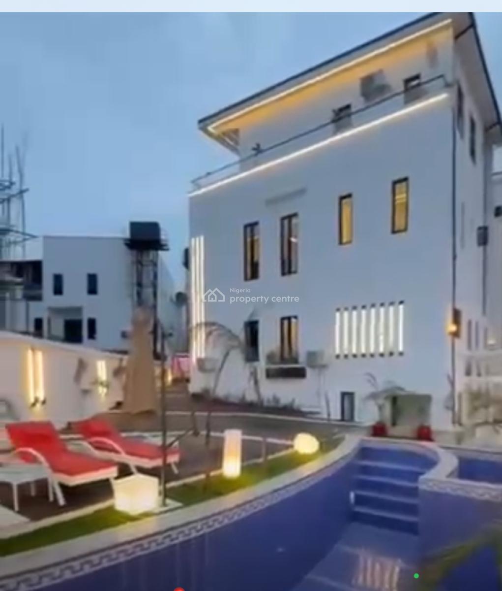 5bedroom Fully Detached Duplex with Bq, Swimming Pool, Cinema, Etc., Guzape, Guzape District, Abuja, Detached Duplex for Sale
