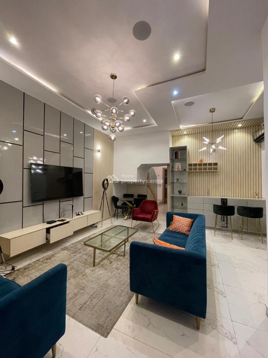 Fully Furnished 4 Bedroom Semi Detached Duplex + Bq, Gen, Osapa, Lekki, Lagos, Semi-detached Duplex for Sale