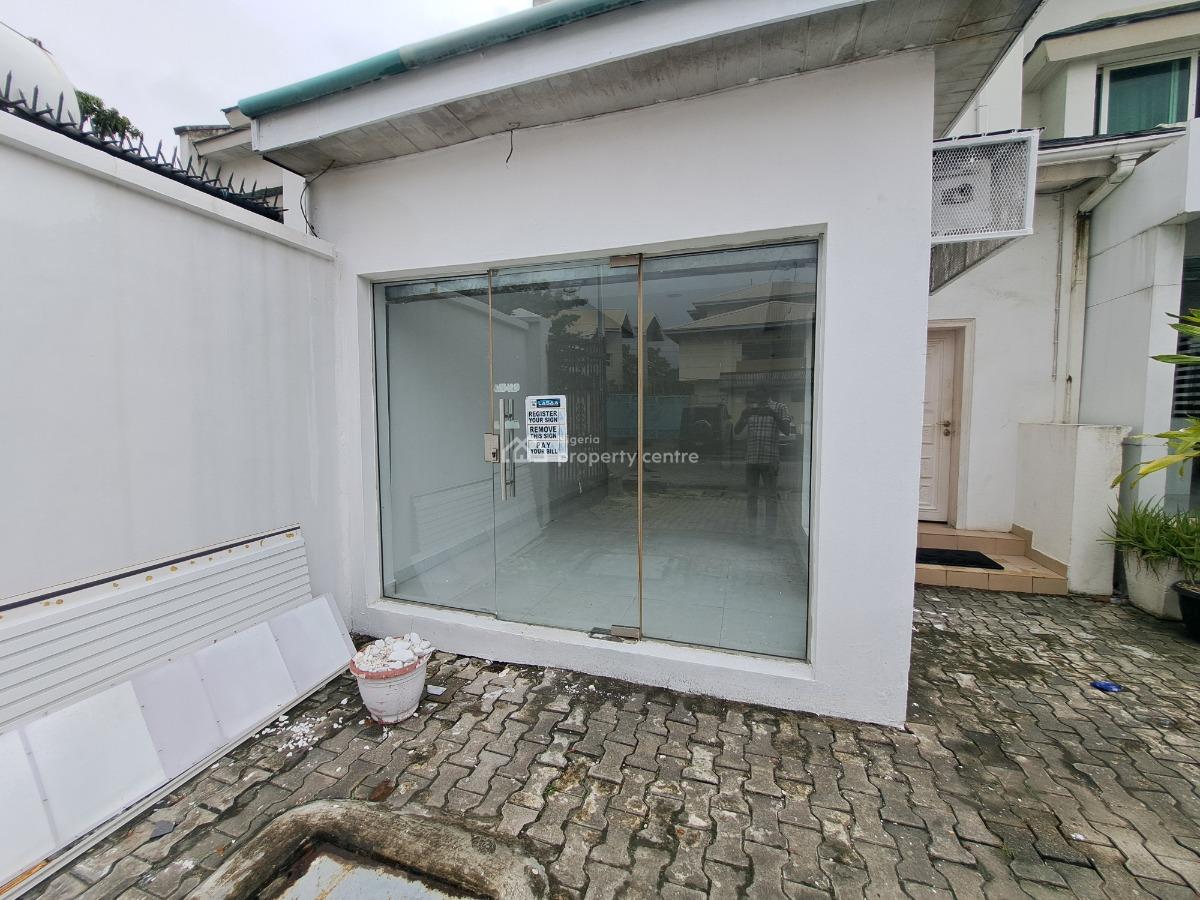 Ground Floor 27sqm Shop Facing Road + 15sqm Back Studio (all 42 Sqm), Off Road 14 (adebayo Doherty), Lekki Phase 1, Lekki, Lagos, Commercial Property for Rent