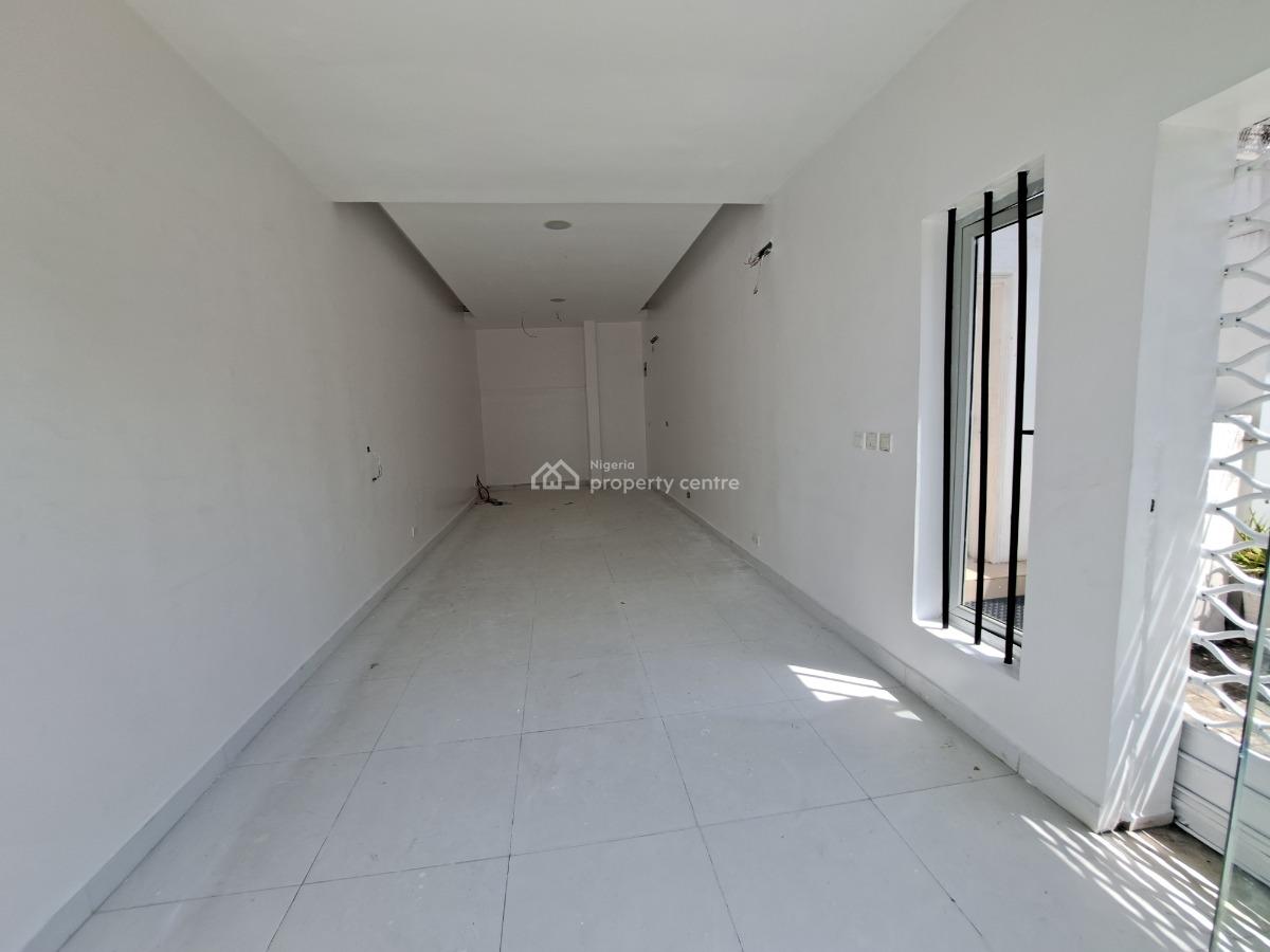 Ground Floor 27sqm Shop Facing Road + 15sqm Back Studio (all 42 Sqm), Off Road 14 (adebayo Doherty), Lekki Phase 1, Lekki, Lagos, Commercial Property for Rent