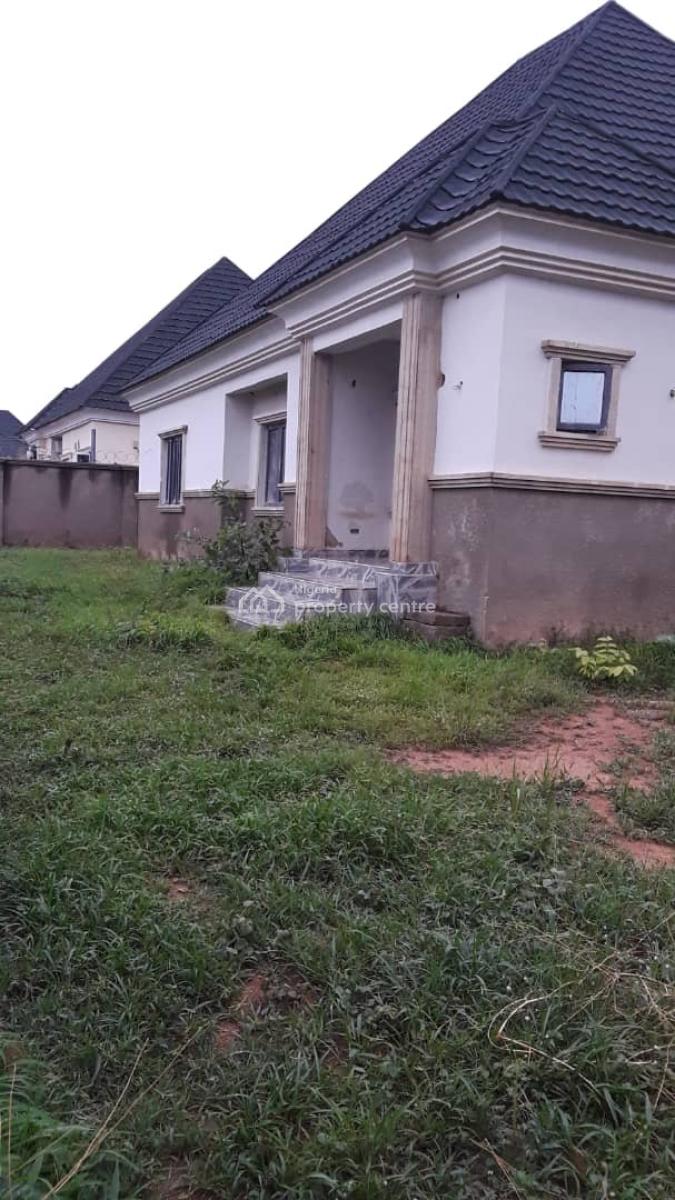 Newly Built 3 Bedroom Bungalow with 1 Bedroom Bq, in an Estate Behind Fha, Lugbe District, Abuja, Detached Bungalow for Sale