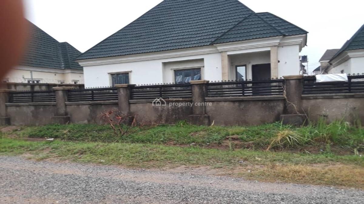 Newly Built 3 Bedroom Bungalow with 1 Bedroom Bq, in an Estate Behind Fha, Lugbe District, Abuja, Detached Bungalow for Sale