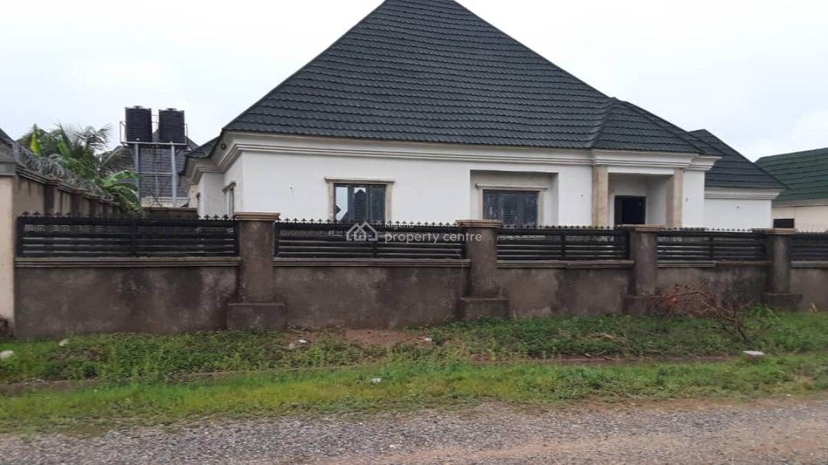 Newly Built 3 Bedroom Bungalow with 1 Bedroom Bq, in an Estate Behind Fha, Lugbe District, Abuja, Detached Bungalow for Sale