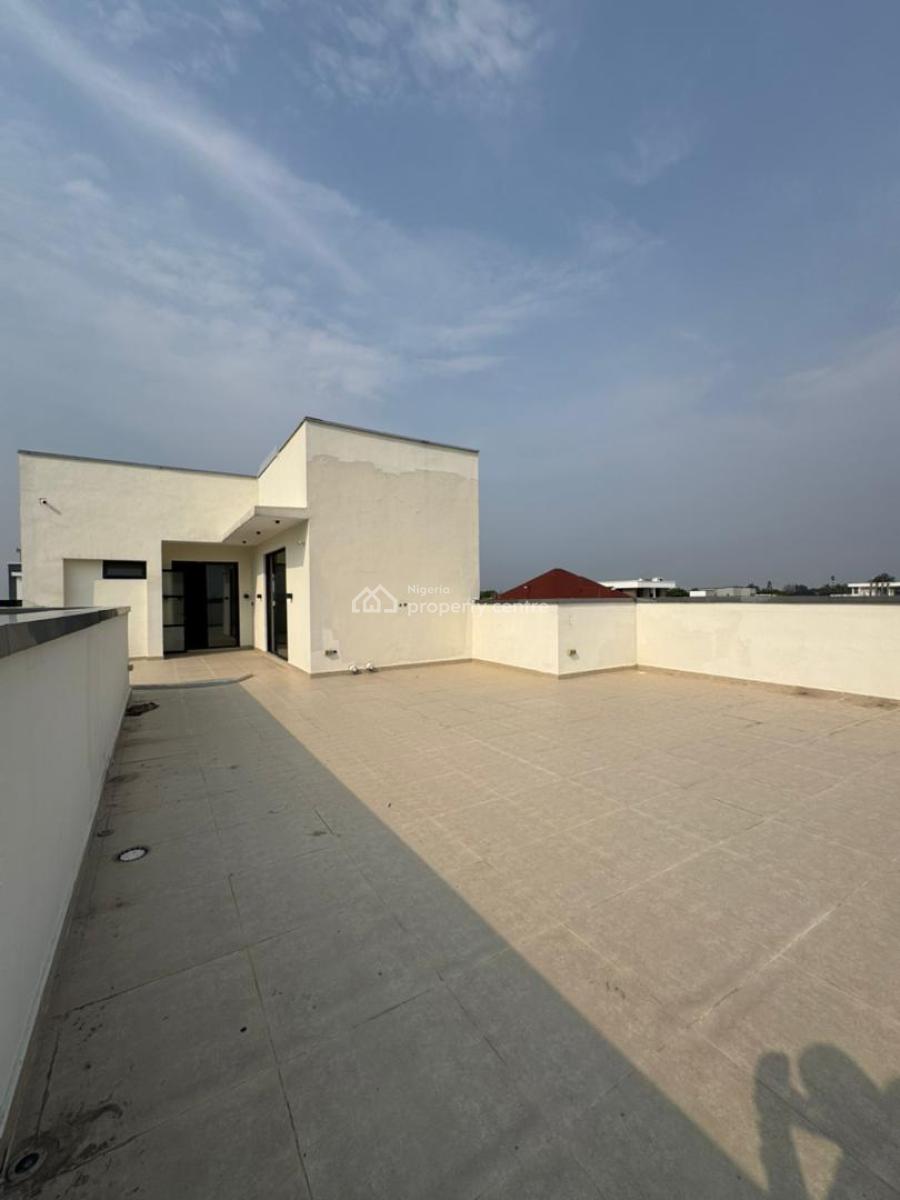 Brand New 5 Bedroom Detached Duplex with Rooftop Lounge, Garage & Bq, Chevron, Vgc, Lekki, Lagos, Detached Duplex for Sale