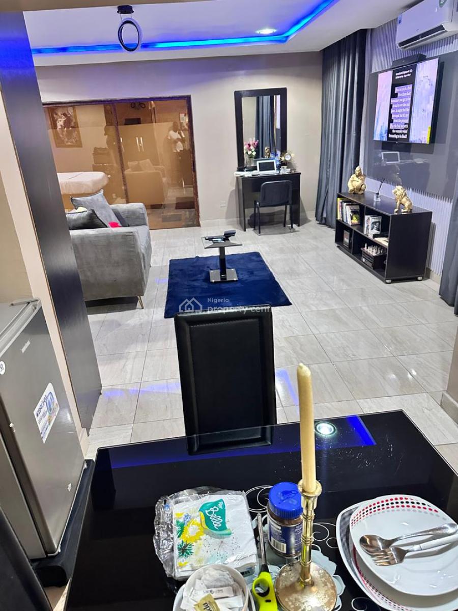 Fully Furnished &  Serviced Studio Flat  Apartment, Osborne, Ikoyi, Lagos, Self Contain (single Rooms) for Rent