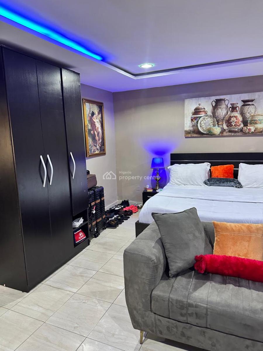 Fully Furnished &  Serviced Studio Flat  Apartment, Osborne, Ikoyi, Lagos, Self Contain (single Rooms) for Rent