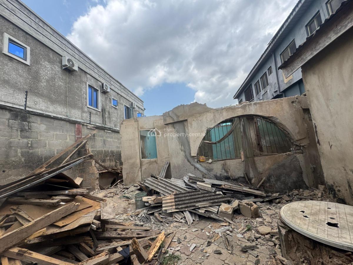 Land Measuring 350sqm with a Demolishable Bungalow on It, in a Secured, Ojodu, Lagos, Residential Land for Sale