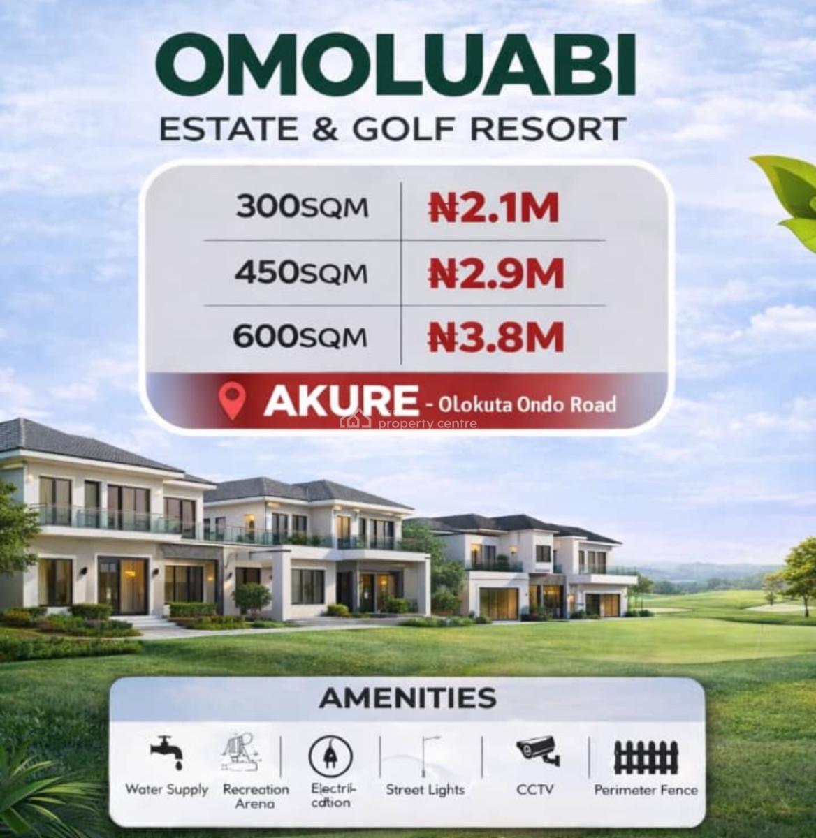 Luxury 2 Bedroom Semi-detached Bungalow, Ondo Road Akure, After Sunshine Estate, Akure, Ondo, Residential Land for Sale