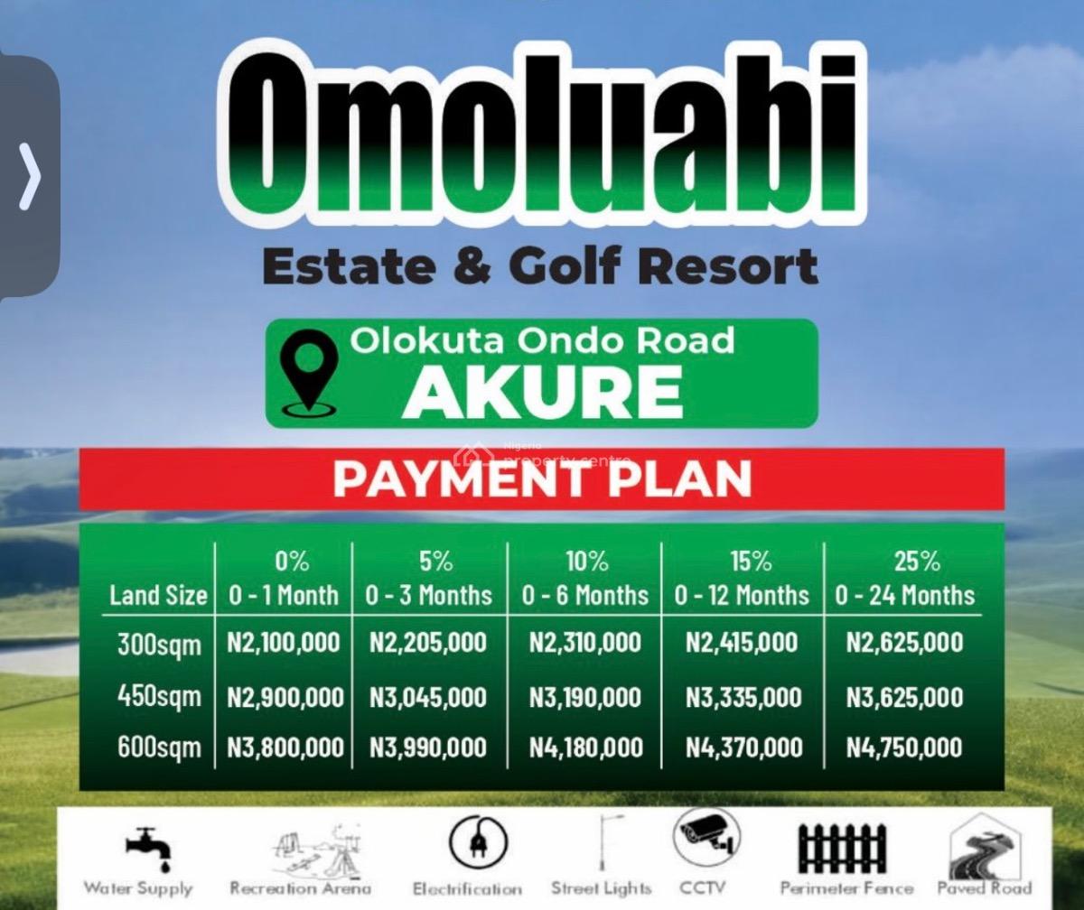 Luxury 3-4 Bedroom Duplex, Ondo Road Akure, After Sunshine Estate, Akure, Ondo, Residential Land for Sale