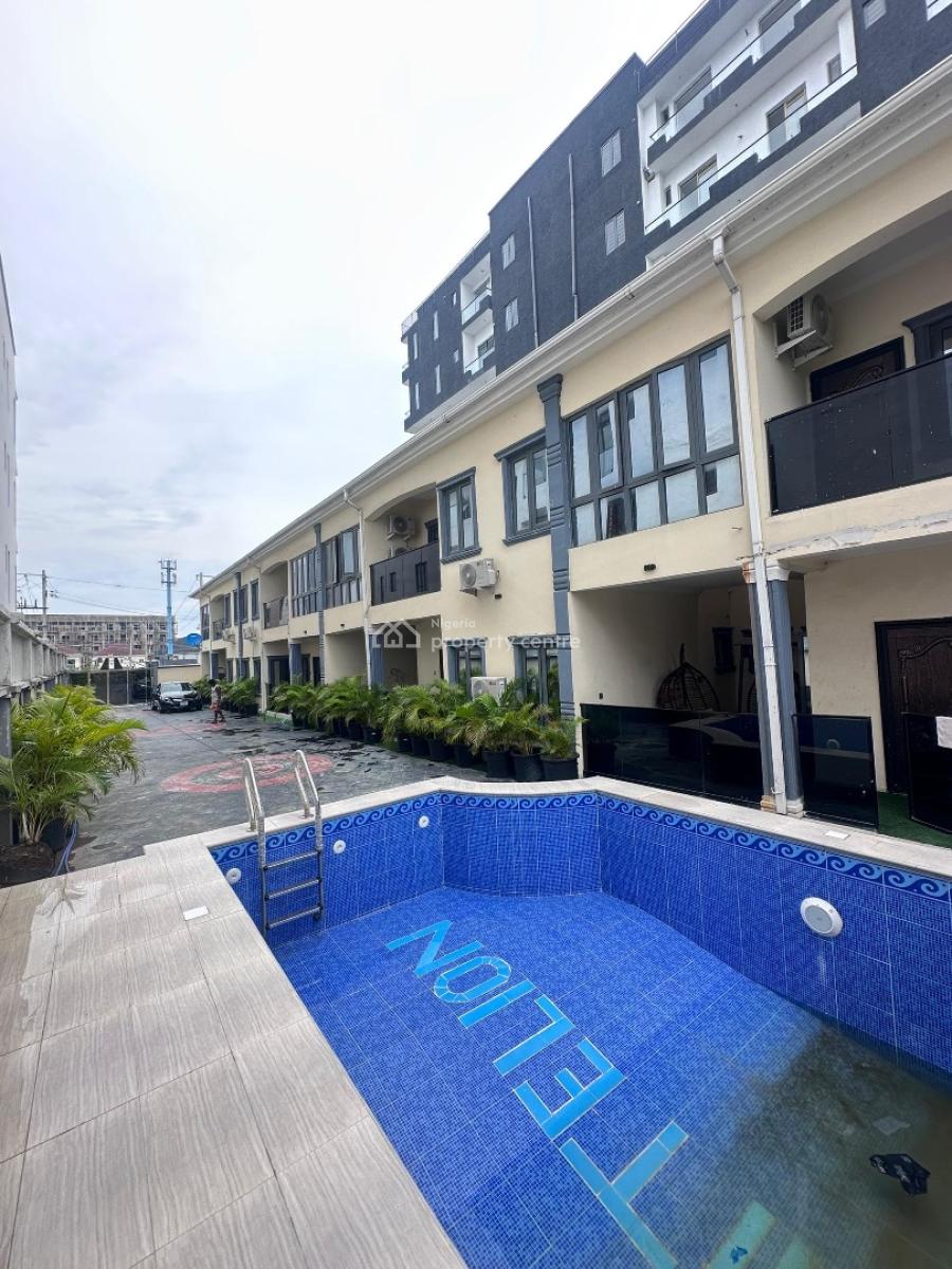 Fully Furnished 4 Bedroom Terrace Duplex with Swimming Pool, Lekki Phase 1, Lekki, Lagos, Terraced Duplex for Rent