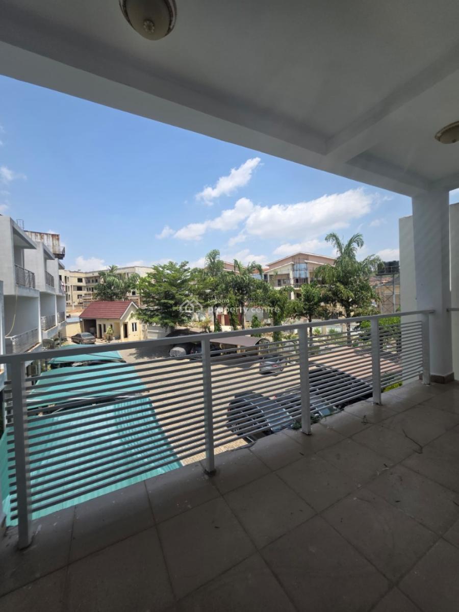 Clean and Spacious 4 Bedroom Terrace Duplex with Bq, Guzape District, Abuja, Terraced Duplex for Rent