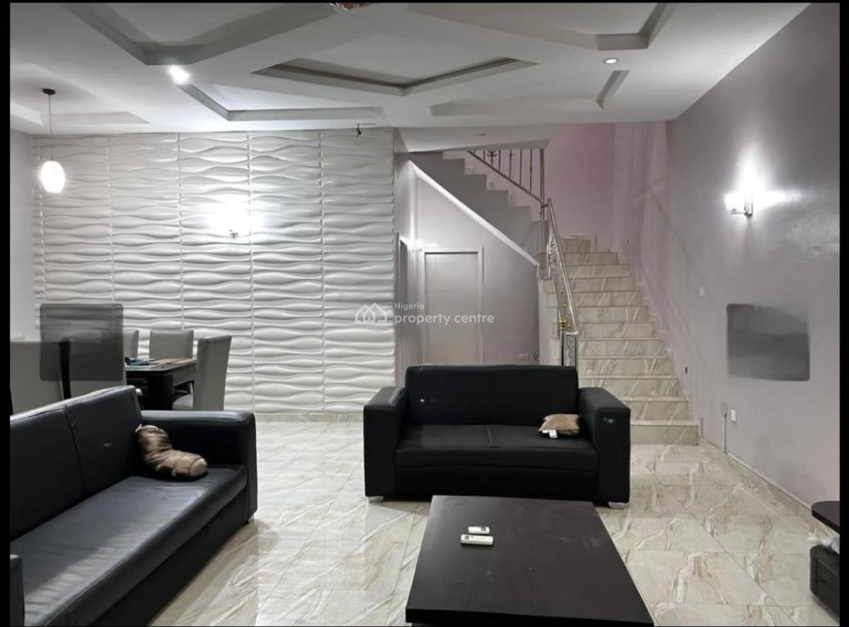 4 Bedroom Semi Detached House with Attached Bq, Osapa, Lekki, Lagos, Semi-detached Duplex for Sale