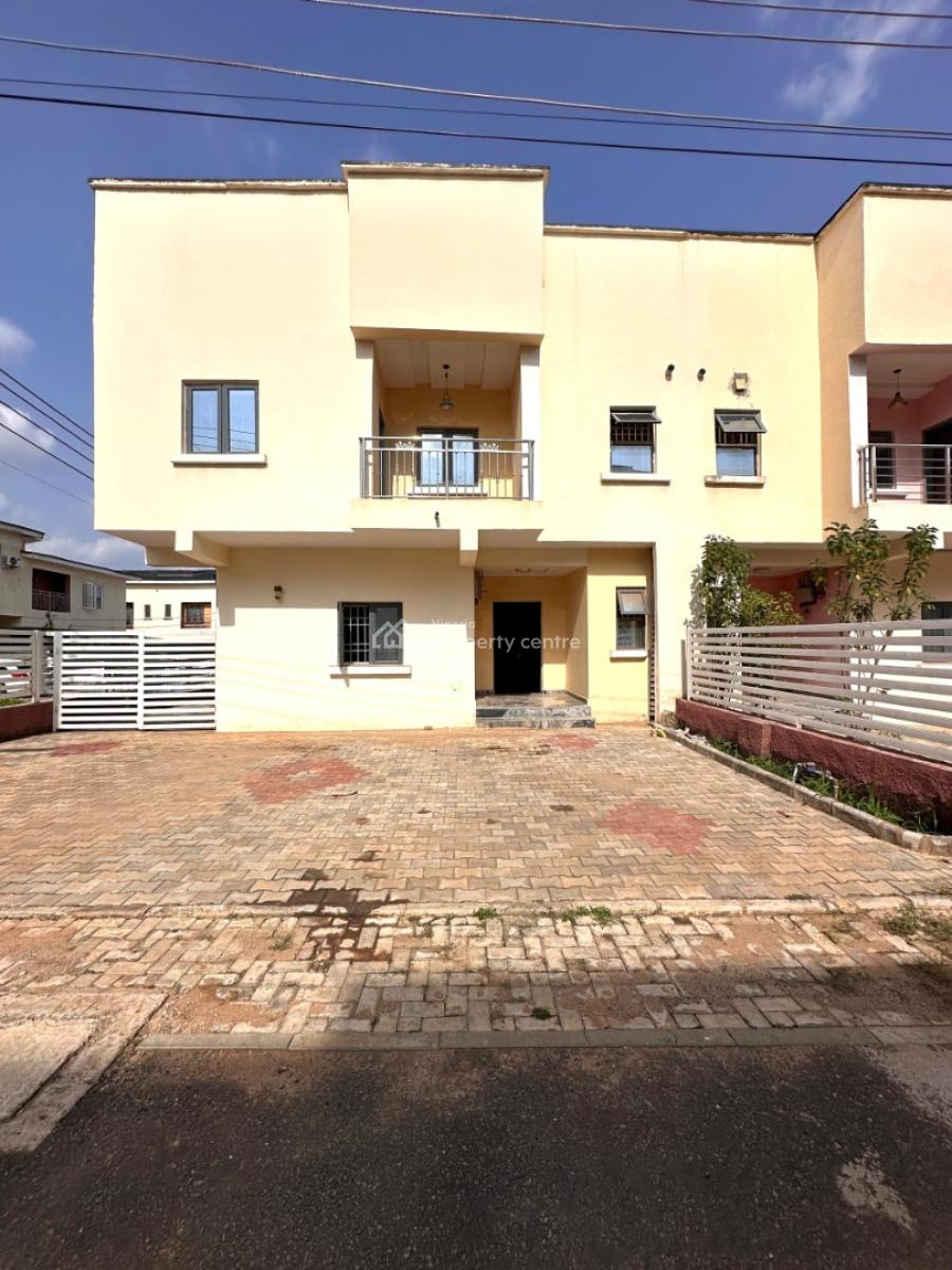 Well Finished 4 Bedroom Semi Detached Duplex with Bq, in an Estate Lifecamp,, Life Camp, Abuja, Detached Duplex for Rent