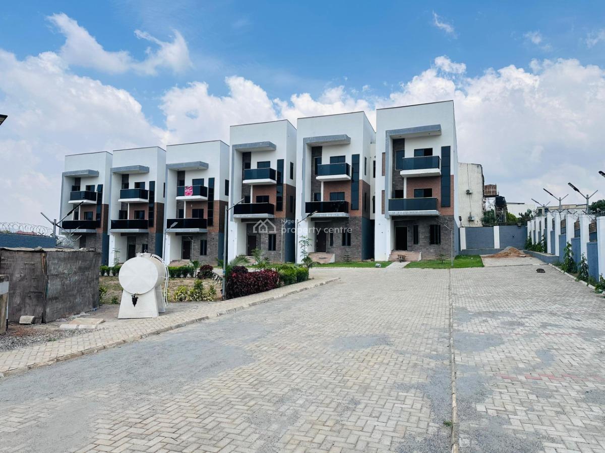 4 Bedroom Terrace Duplex with Bq  Semi Finished, Life Camp, Abuja, Terraced Duplex for Sale