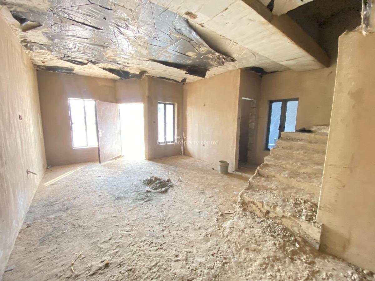 4 Bedroom Terrace Duplex with Bq  Semi Finished, Life Camp, Abuja, Terraced Duplex for Sale