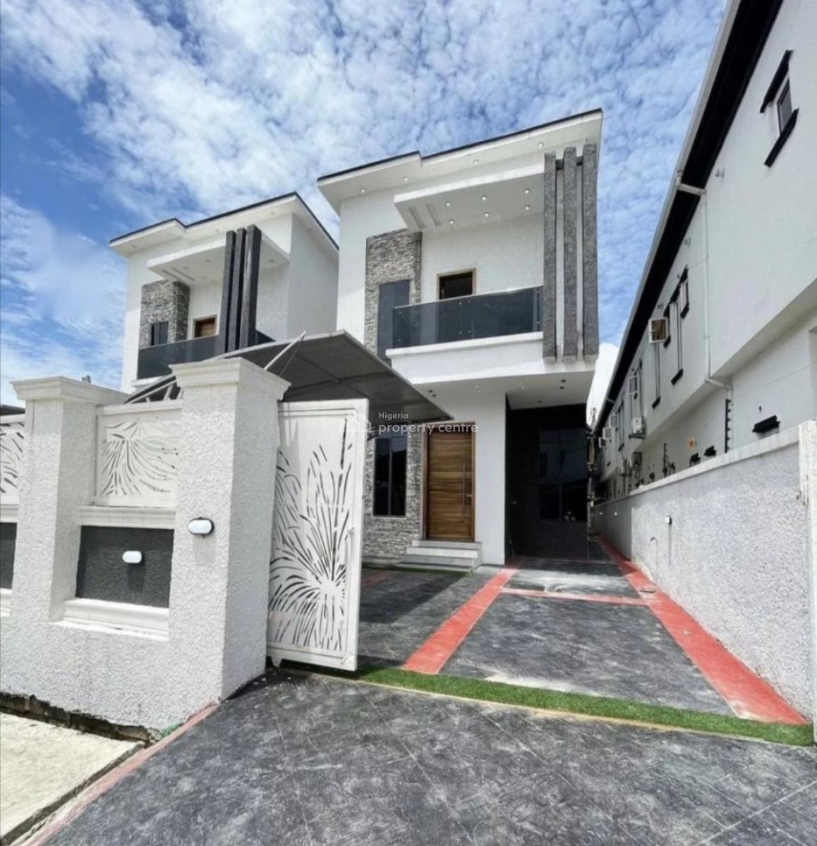 4 Bedroom Detached Duplex with Bq, Ikota, Lekki, Lagos, Detached Duplex for Sale