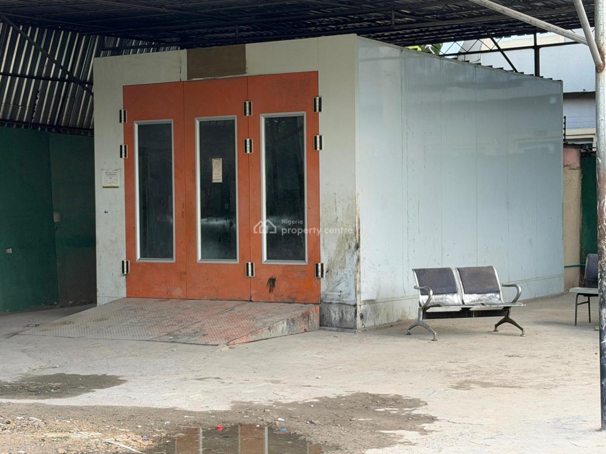 a Car Oven Spray Space on a Half Plot of Land, Off International Airport Road Ajao Estate, Isolo, Lagos, Commercial Property for Rent