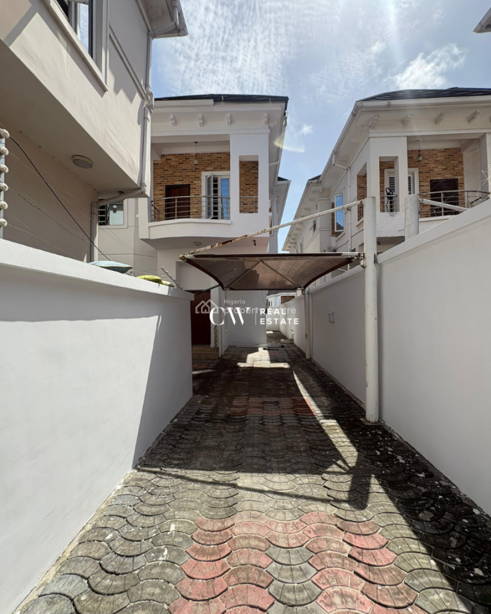 4 Bedroom Detached Duplex with Bq in Chevron, Surulere, Lagos, Detached Duplex for Rent