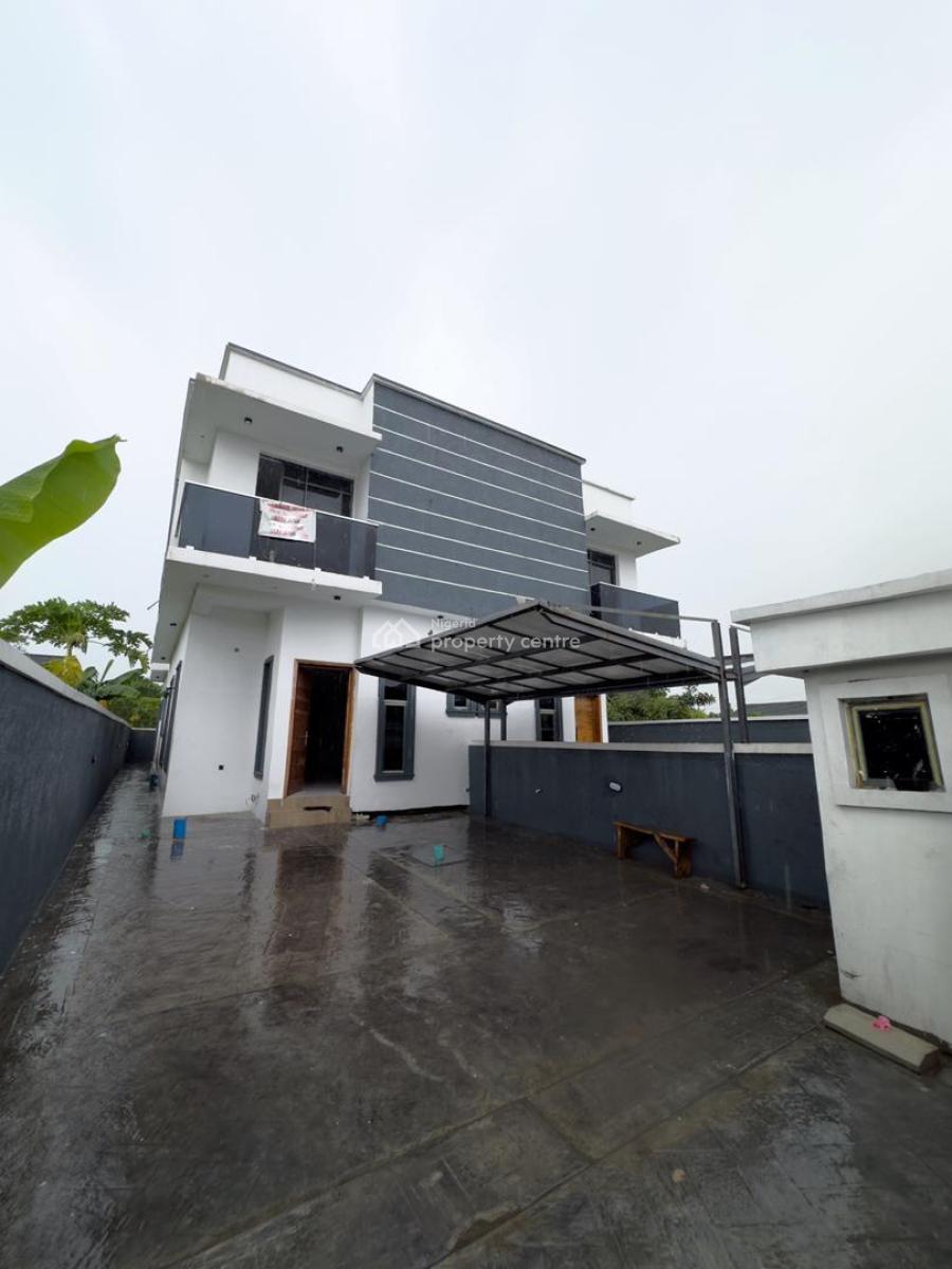 Spaciously Built 4 Bedroom Semi Detached with Bq, Abraham Adesanya, Ajah, Lagos, Detached Duplex for Sale