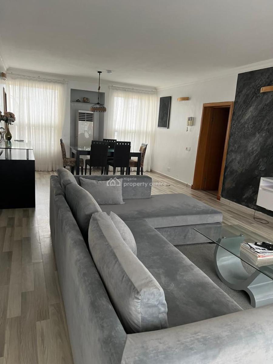 Spacious 3-bedroom Furnished Apartment on The 10th Floor, Ikoyi, Lagos, Flat / Apartment for Rent