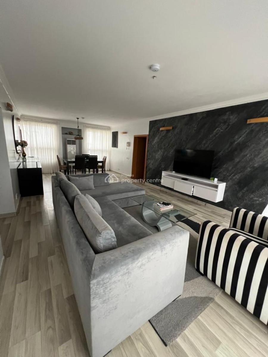 Spacious 3-bedroom Furnished Apartment on The 10th Floor, Ikoyi, Lagos, Flat / Apartment for Rent
