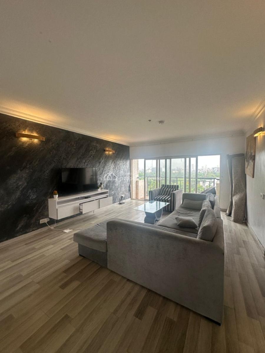 Spacious 3-bedroom Furnished Apartment on The 10th Floor, Ikoyi, Lagos, Flat / Apartment for Rent