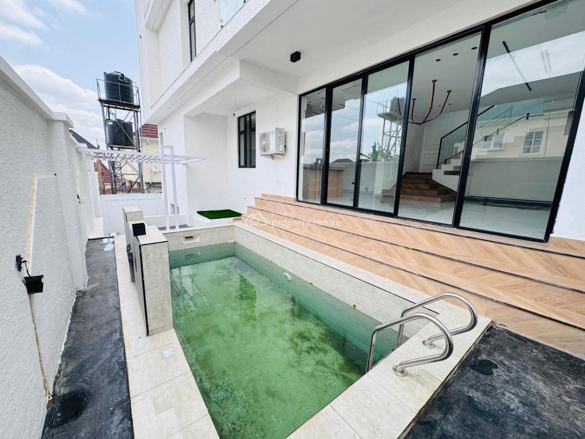Smart 5 Bes with 2 Rooms Bq,gym,cctv,acs,pool,gazebo,furnished Kitchen, Tarred Access Road, Apo Resettlement, Apo, Abuja, Detached Duplex for Sale