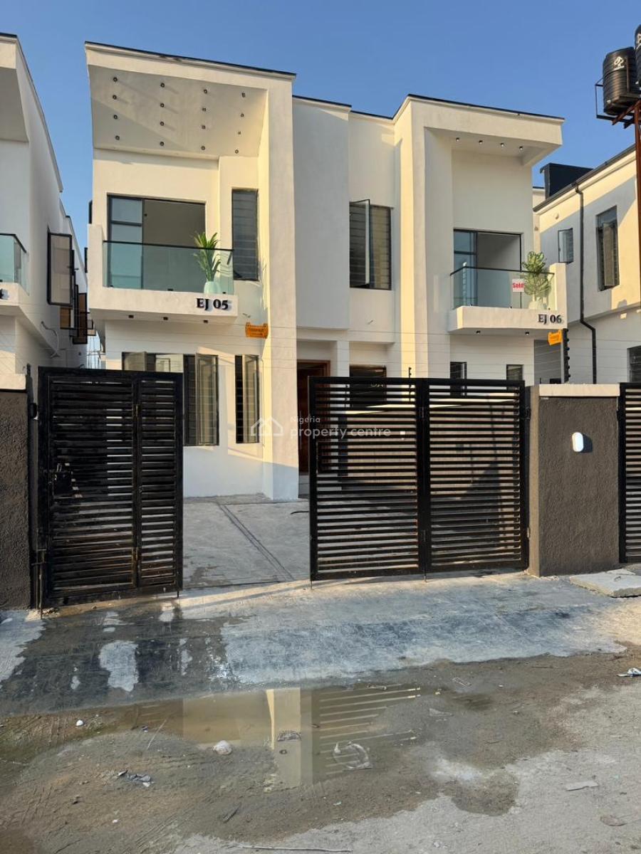 Executive 4-bedrooms Semi-detached Duplex with Bq, Ikota, Lekki, Lagos, Semi-detached Duplex for Sale